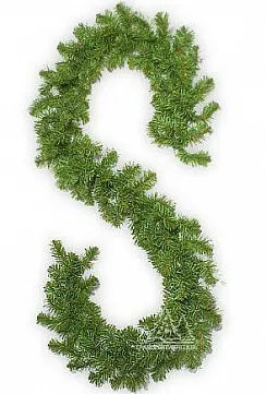 Гирлянда еловая зеленая Е20ж