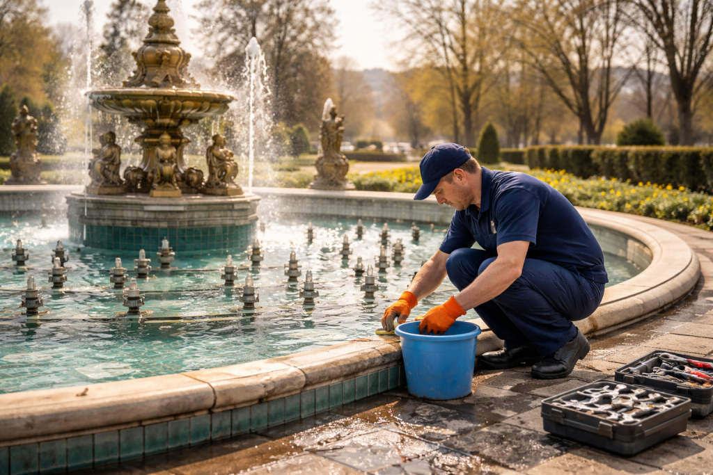 Ремонт фонтана
