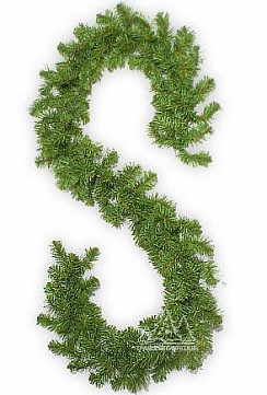 Гирлянда еловая зеленая Е20ж